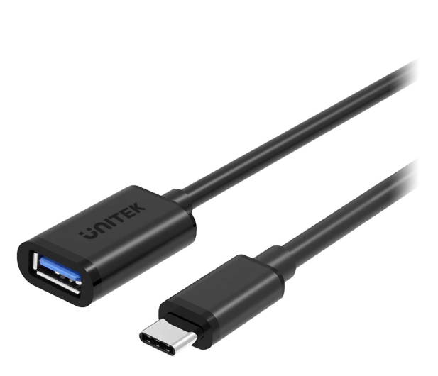 UNITEK ADAPTER USB TYP-C - USB A, M/F 0,2M Y-C476BK - 531501 - zdjęcie